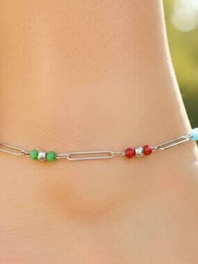 "Elegant Handmade Anklet – Delicate Jewelry for Women, MAR091976
